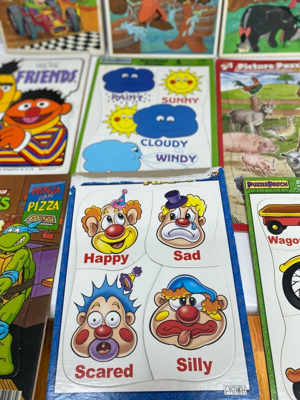 Vintage Assortment 13 Puzzle Variety Brands Puzzle Patch Golden Disney Playskool
